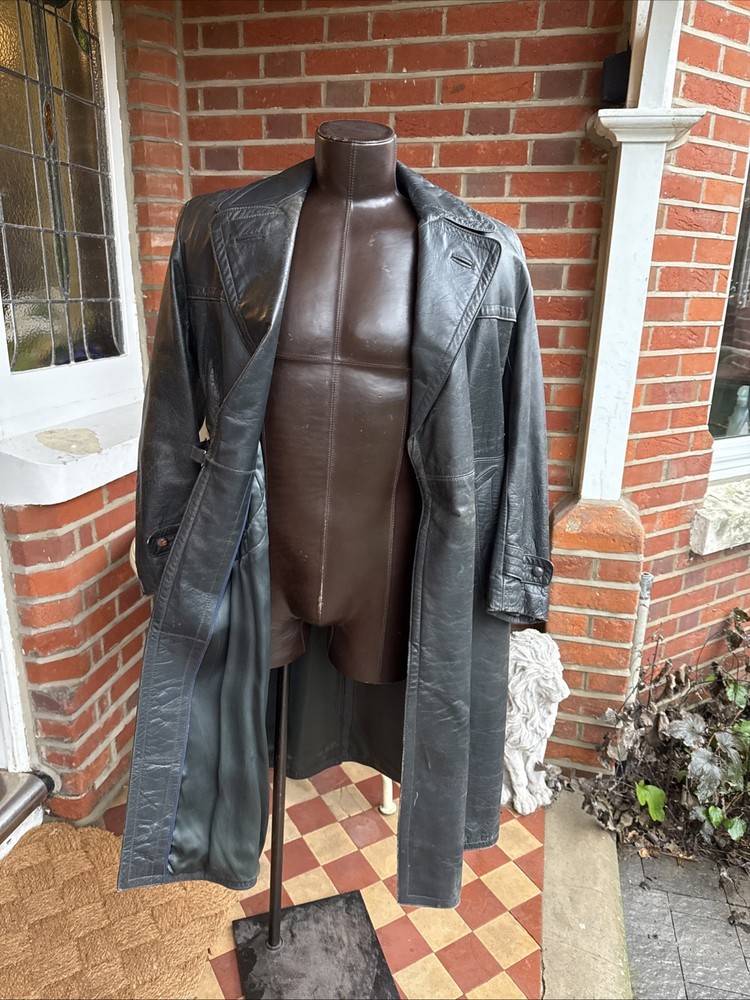 German Leather Greatcoat