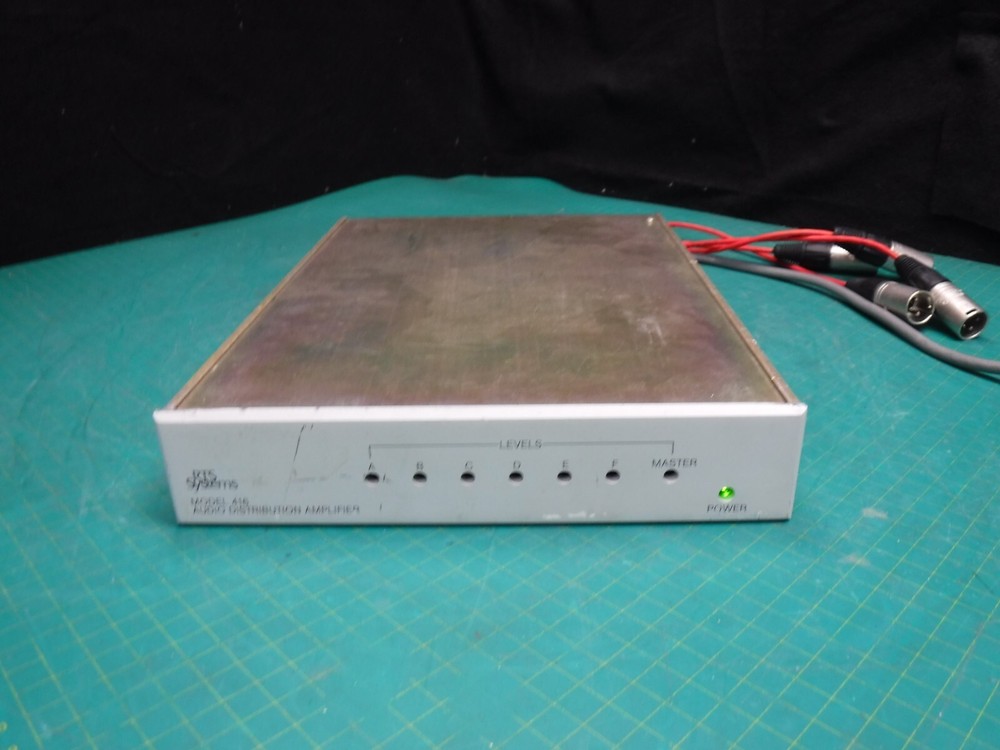 RTS Systems  AUDIO DISTRIBUTION AMPLIFIER MODEL 416 amp