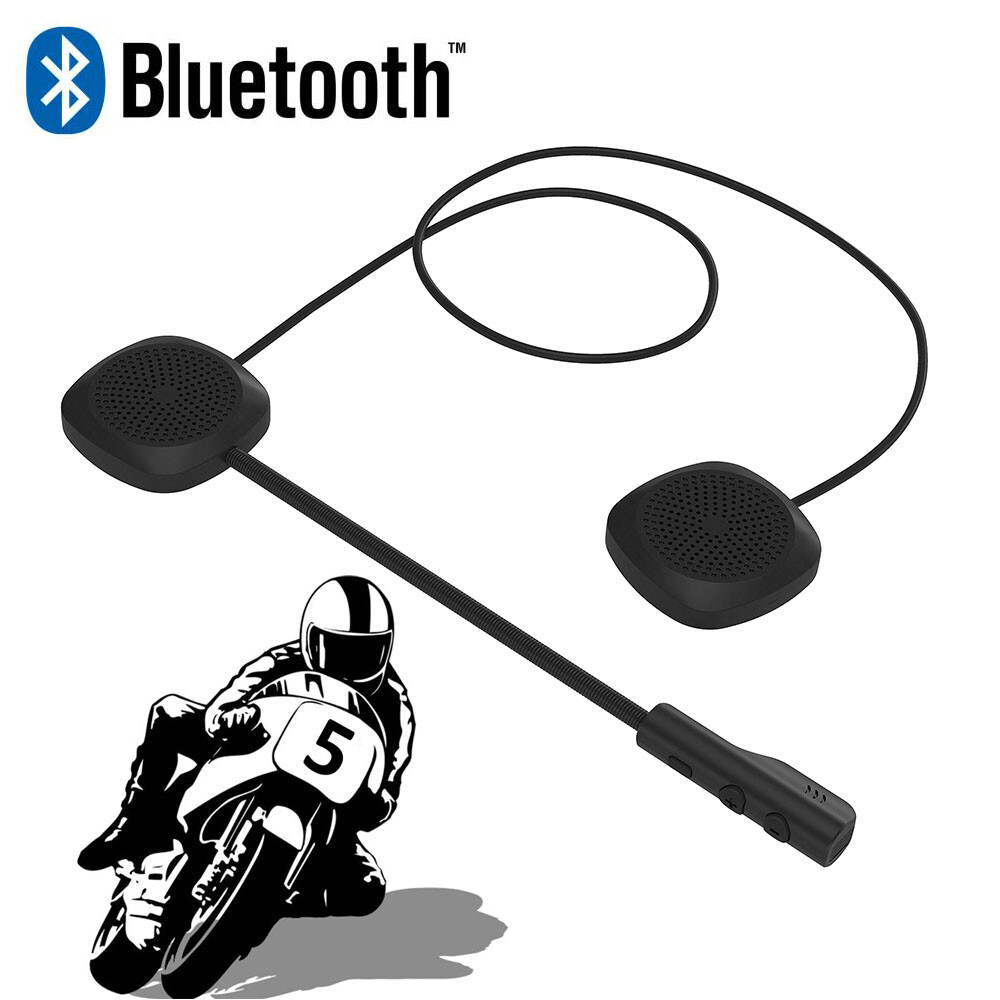 Bluetooth 5.0 Wireless Motorcycle Helmet Headset Speaker Handsfree Call Control