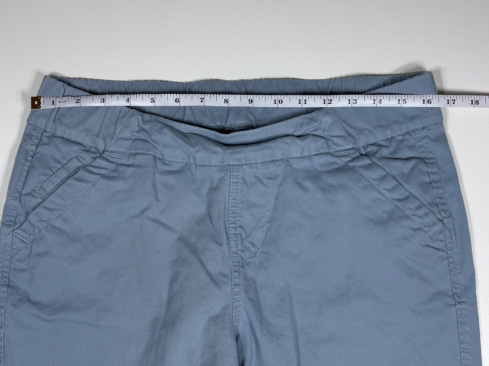 JAG Shorts Women 10 Blue Chino Stretch Casual Summer Travel Coastal Classic