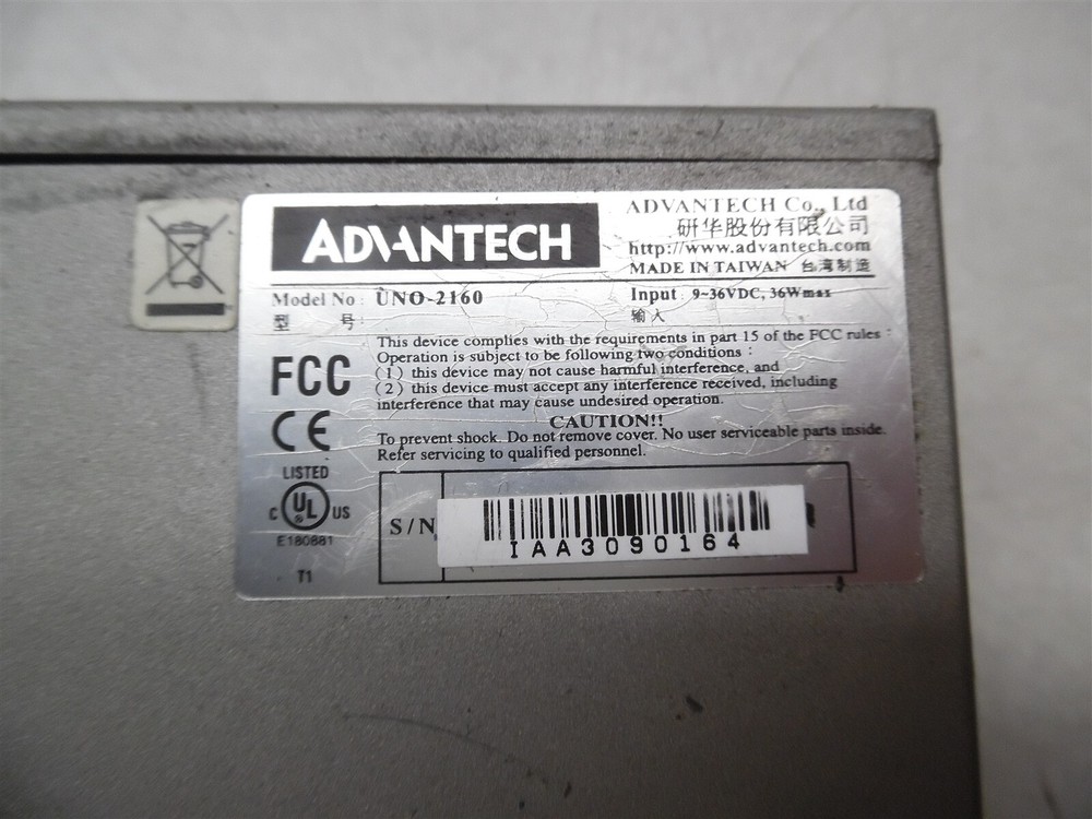 Advantech UNO-2160-KDA0 PLC Brick with 512SDRAM