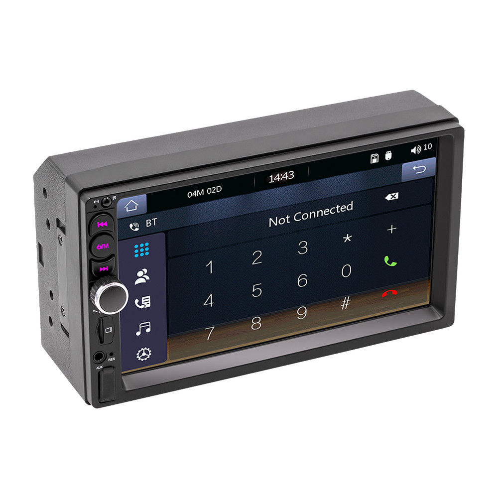 2DIN Double 7” Touchscreen Car Stereo with Bluetooth, GPS& Apple/Android CarPlay