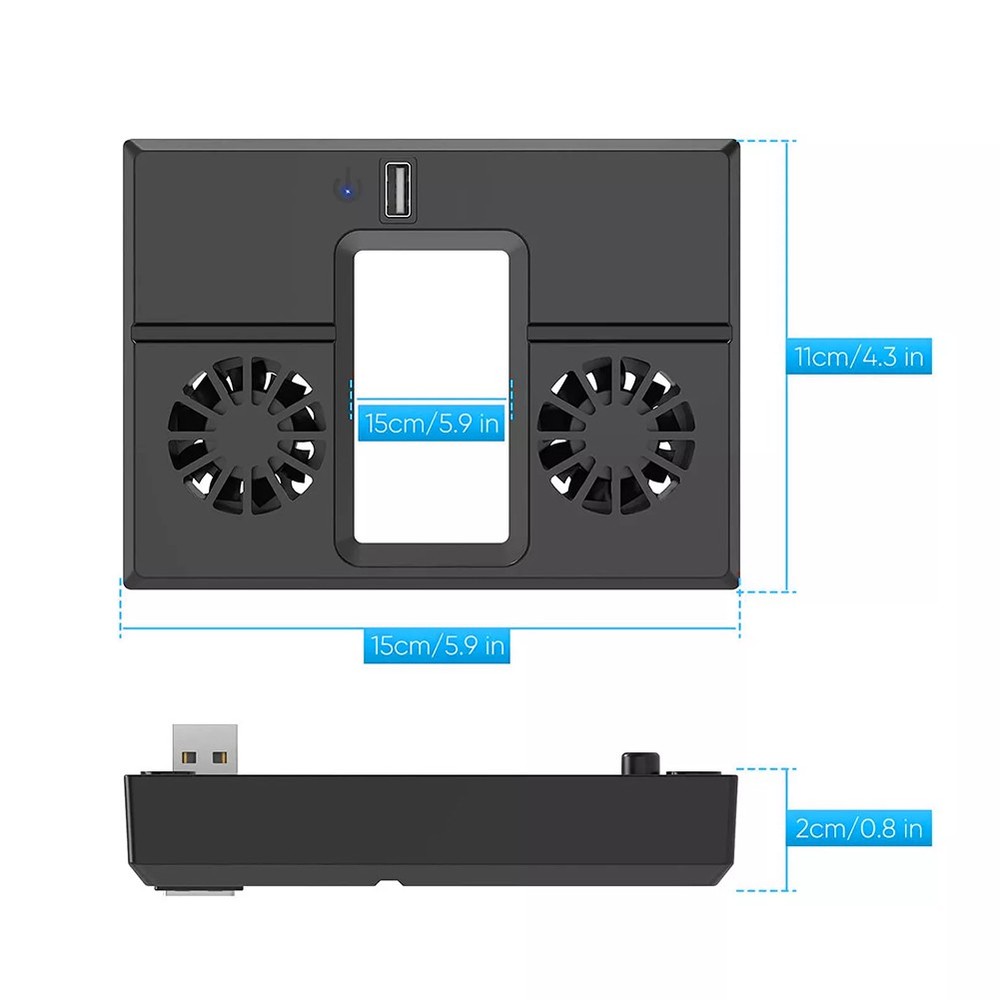 Console Cooling Fan Compatible for Xbox Series X USB Vertical Cooling Stand