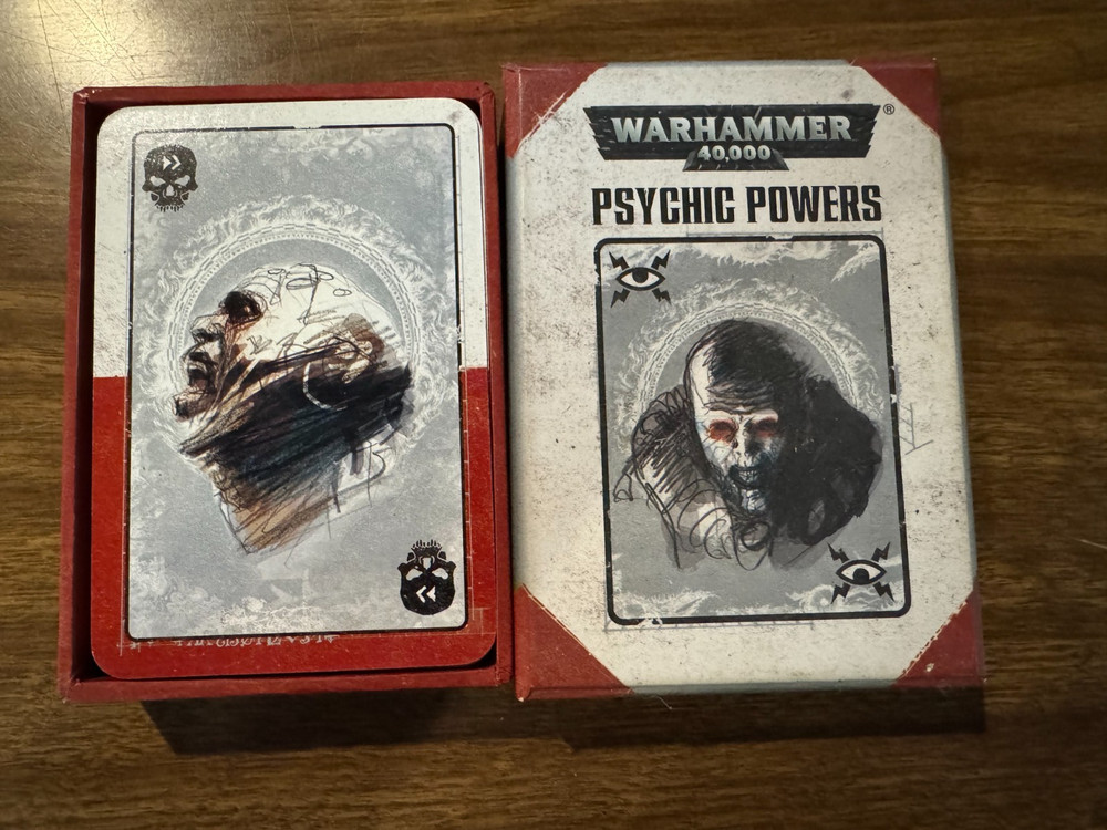 Warhammer 40K: 7th Edition Psychic Powers Datacards