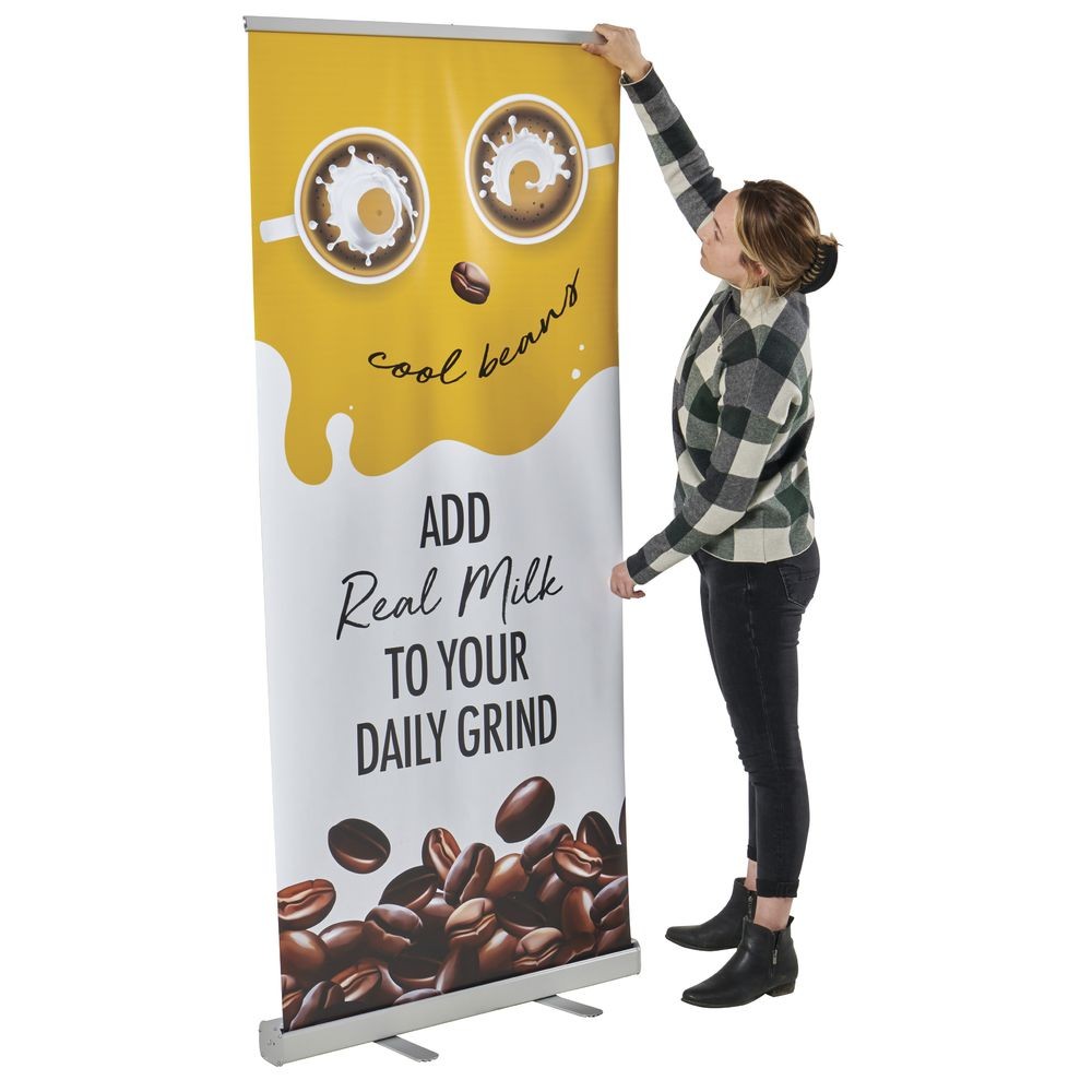Retractable Banner Stand - 79"L x 33"W