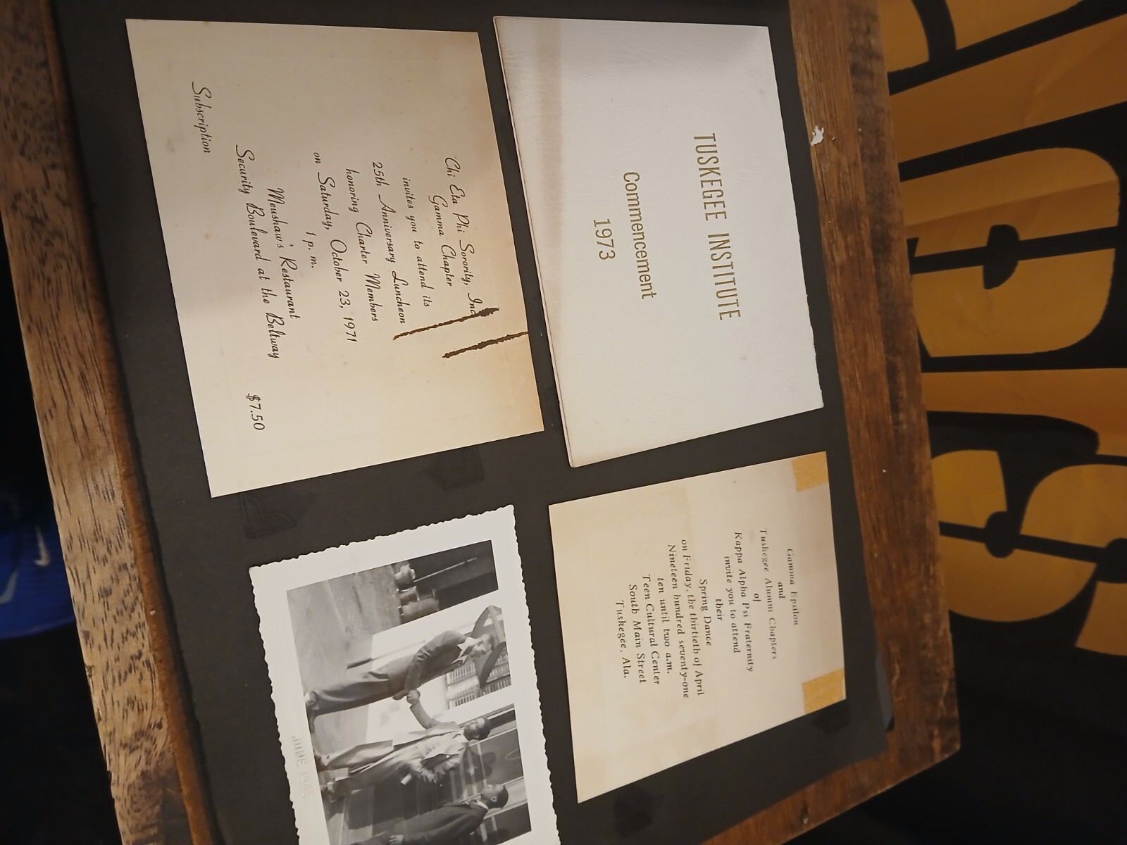 hbcu college* Rare Tuskegee Institute * SCRAPBOOK TUSKEGEE ALABAMA