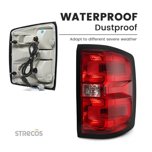 Tail Light Compatible with 2014 2015 2016 2017 2018 Chevy Right Passenger Side