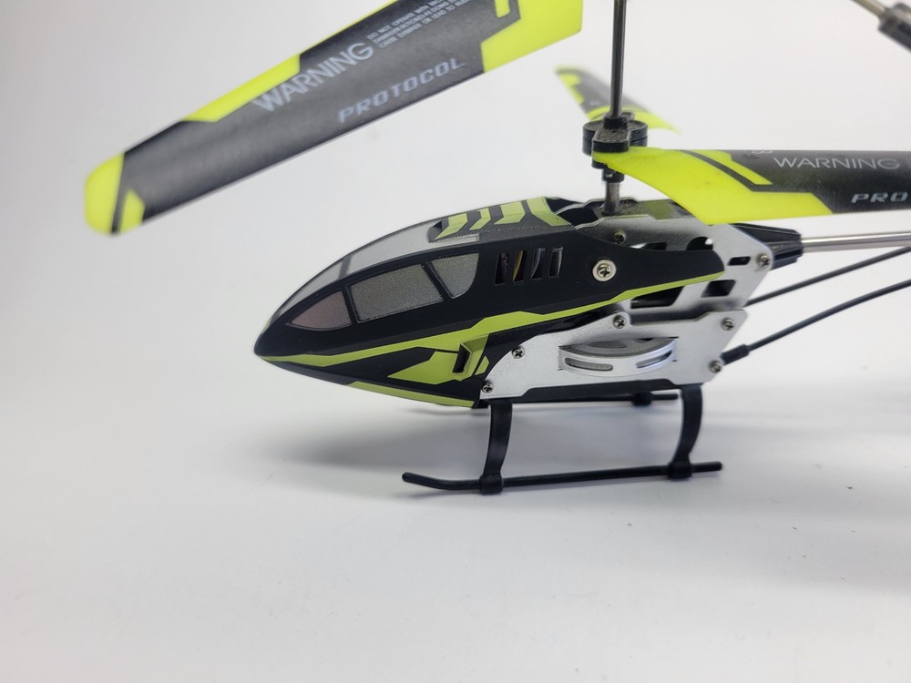Protocol Aviator Indoor Remote Control Helicopter 7852-9CAA MCE ~ FOR PARTS ~