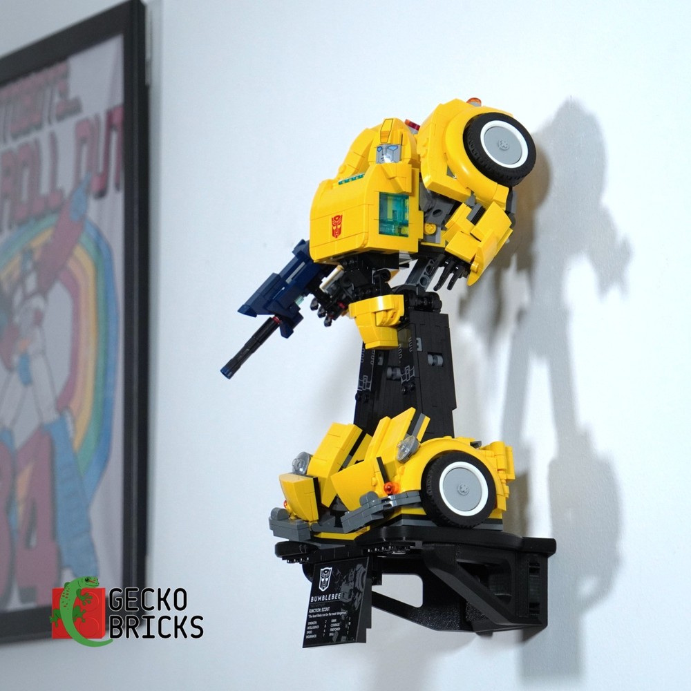 Wall Mount for LEGO Transformers Bumblebee 10338