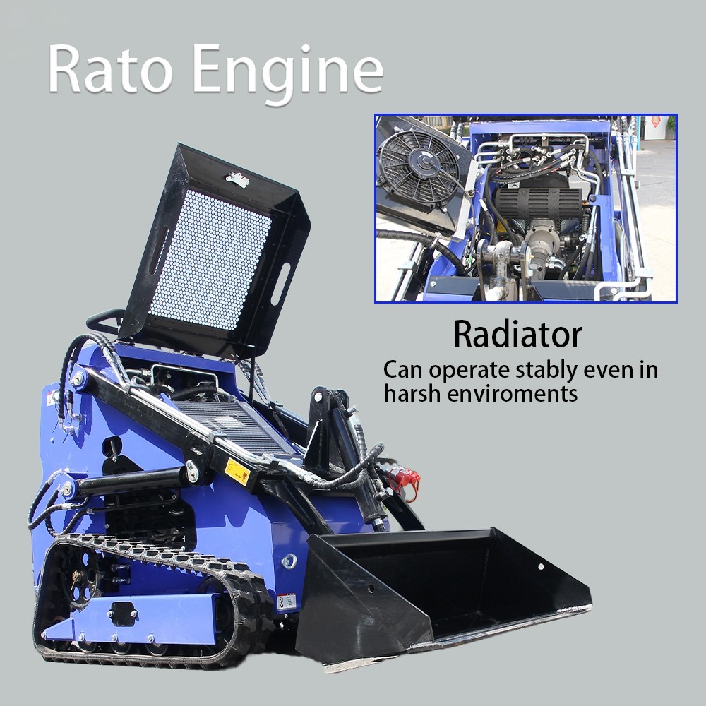 Brand New 22HP Mini Skid Steer Loader Track Loader Rato Engine USA Stock PICK UP