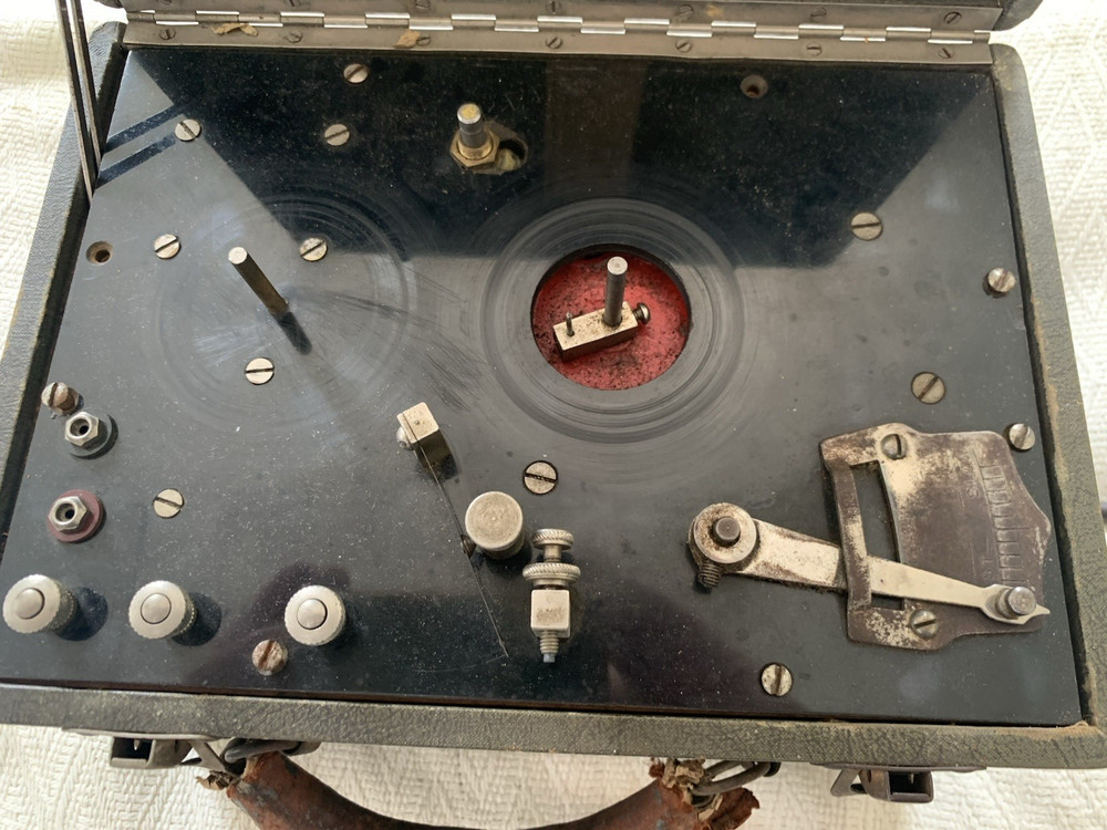 Peerless Signagraph Instructograph Morse Code Trainer RCA Institutes Crank Reel