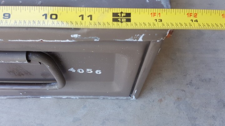 Two Quantity - US MILITARY M252 MK1 81mm MORTOR SHELL AMMO STORAGE BOX (2qty)