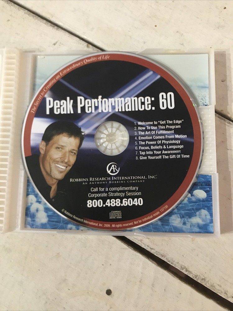 Anthony Robbins peak performance: 60 CD.