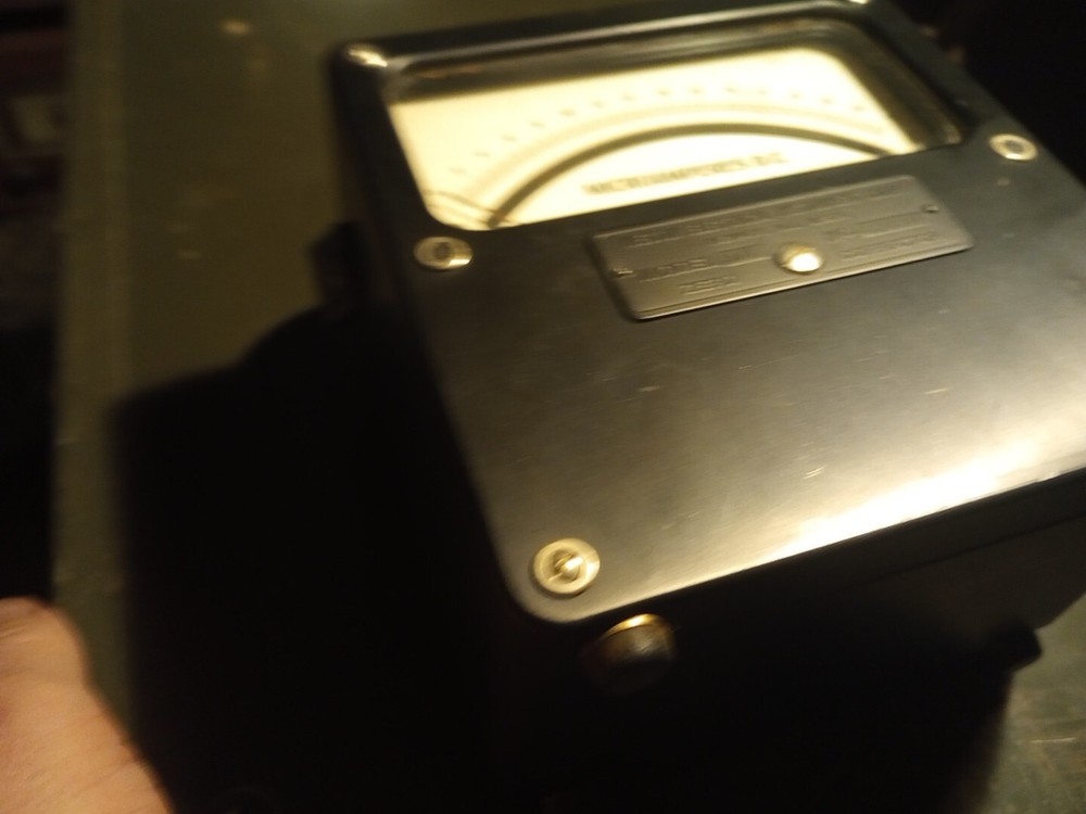 Vintage Microamperes Meter Nice