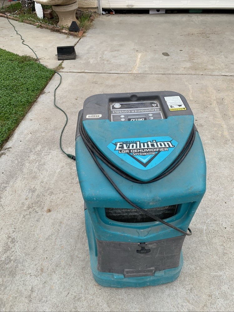 Dri-Eaz Evolution LGR Dehumidifier Water Damage 5722 Total Hours Turns On