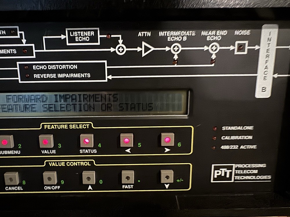 Processing Telecom Technologies / PTT: 5151A Echo Adv. Impairments Simulator