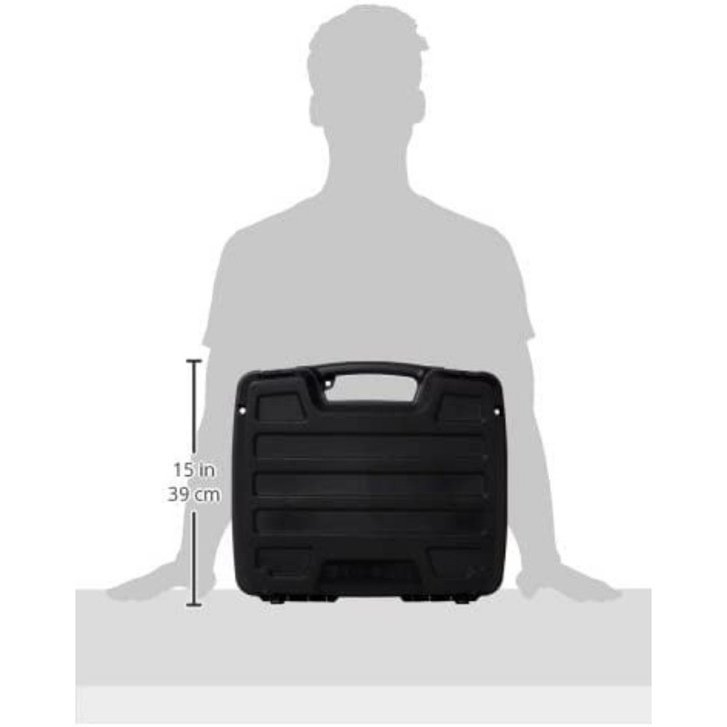 PLANO 10- SE FOUR PISTOL/ACCESSORY CASE PLASTIC RIBBED
