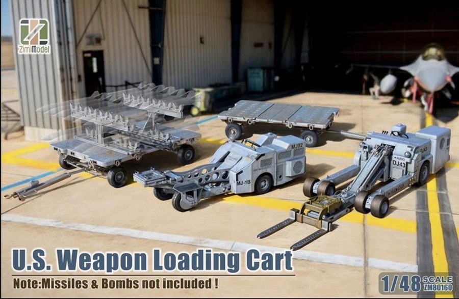 Zimi 1/48 US Weapon Loading Cart