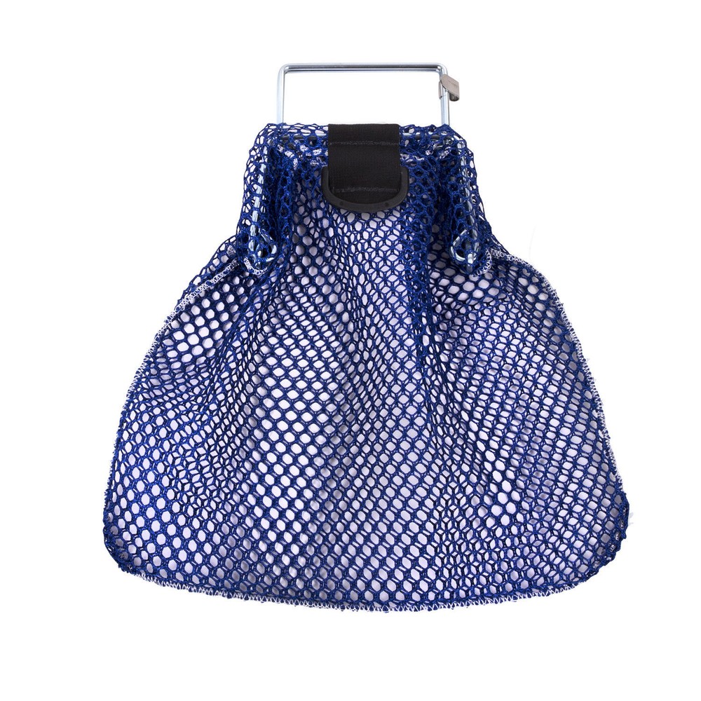 Trident Galvanized Wire Handle Blue Small Mesh Bags