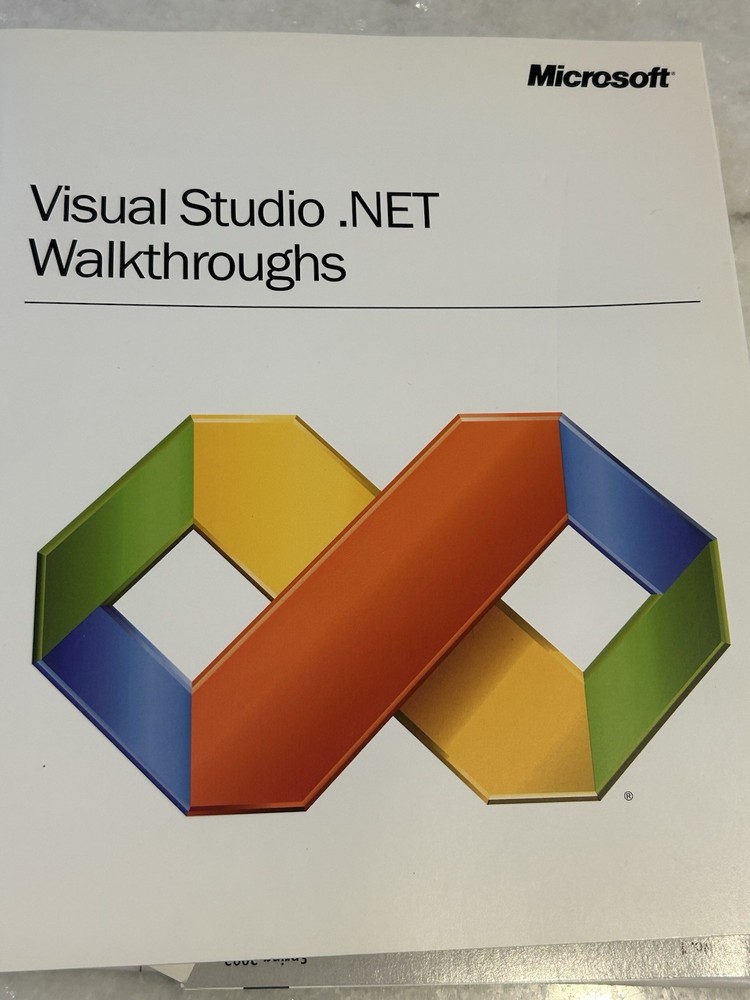 Microsoft Studio.net 2002 Enterprise Developer Full Retail Complete