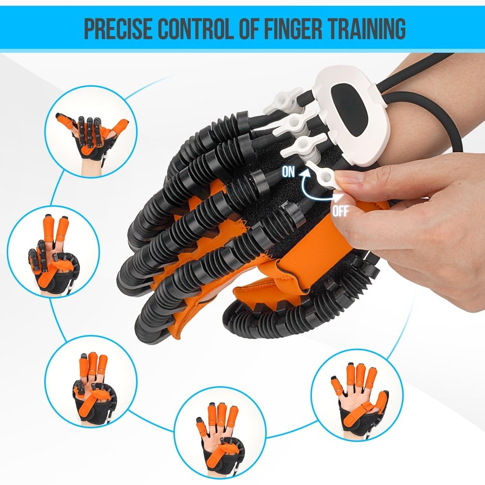 Rehabilitation Robot Gloves, Hand Dysfunction Patient Training Device Stroke ...