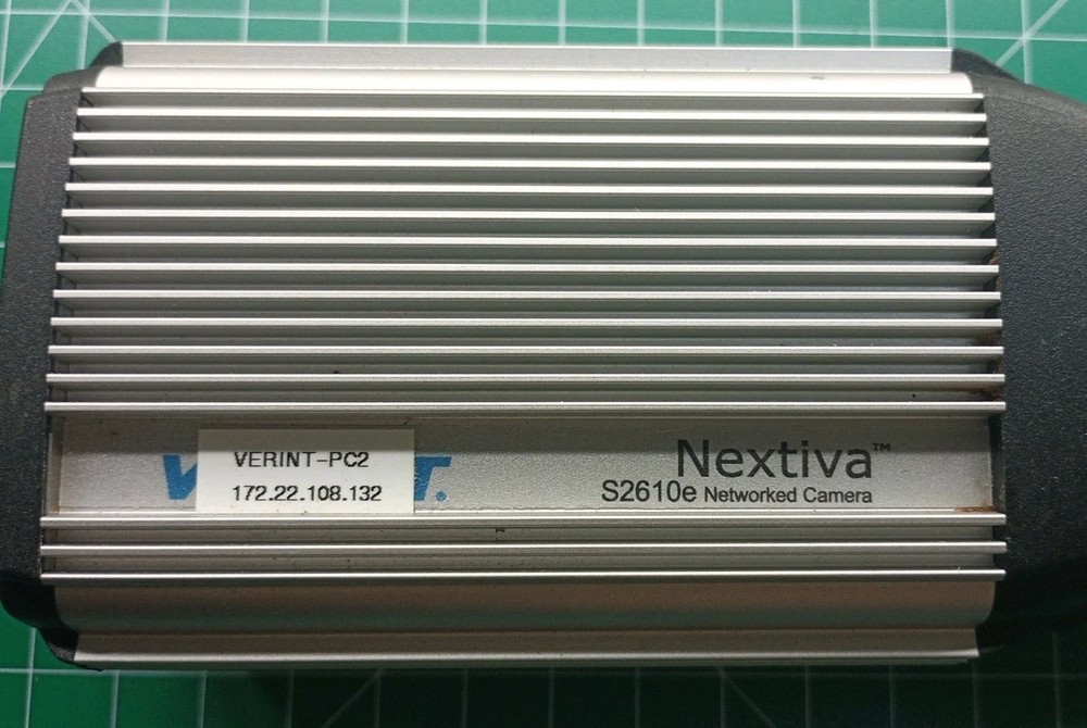 Verint Nextiva S2610e Network Security Camera Used Read
