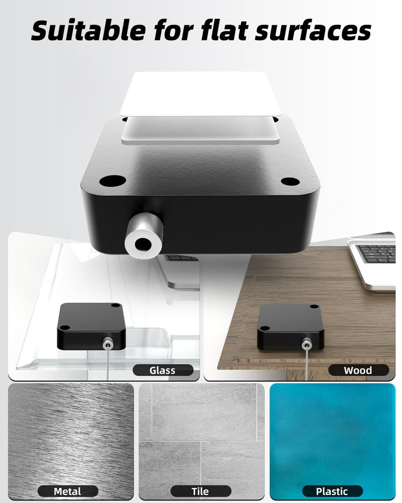 6.5 Ft Retractable Remote Control Safety Lock Tether, Leash...