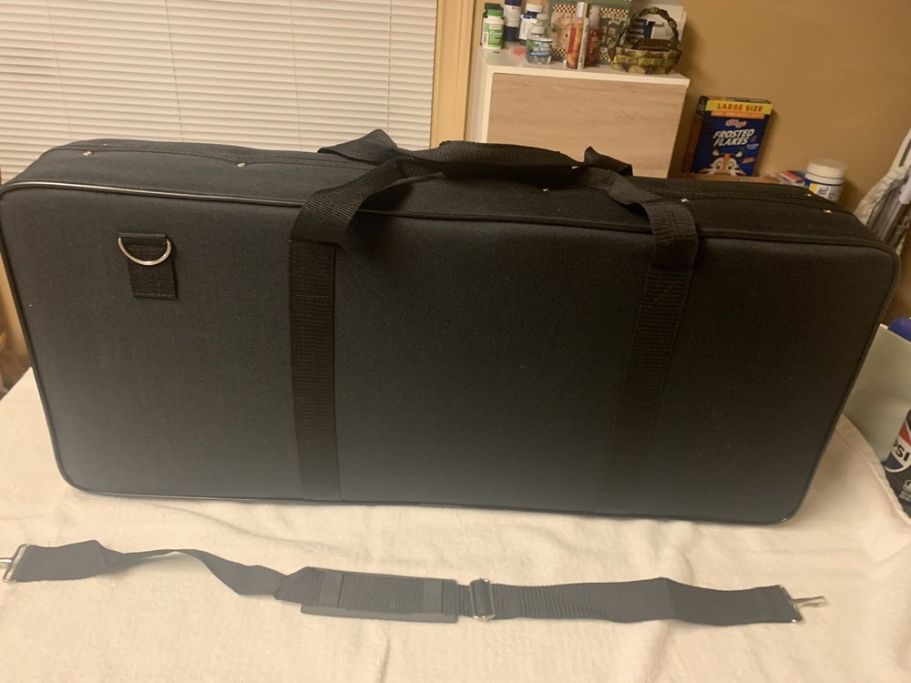 Lightweight F Style Mandolin Case With Plush Lining With Strap