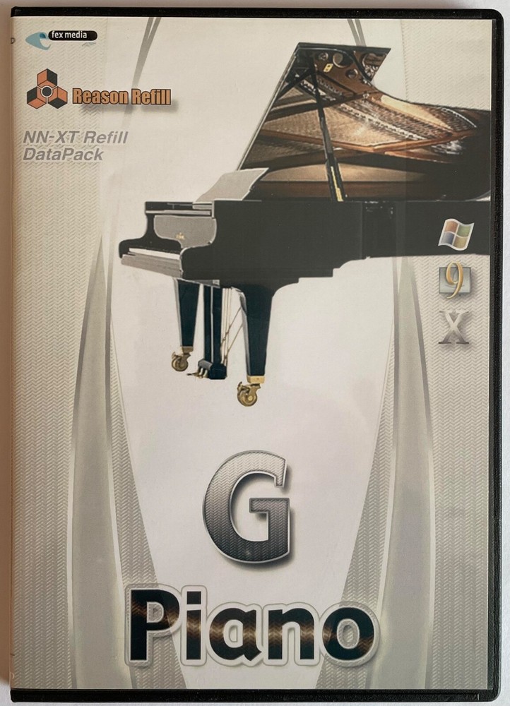 G Piano Reason Refill NN-XT Sample Disc DataPack for Win and Mac OS