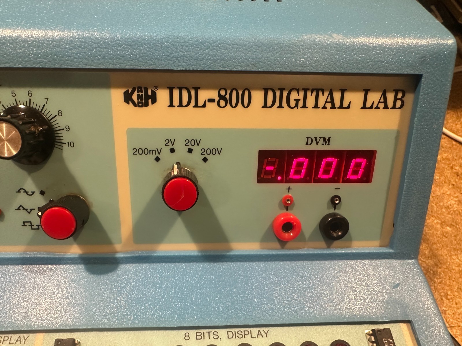 K&H Digital Logic Lab IDL-800 Function Generator Digital Electronics Trainer