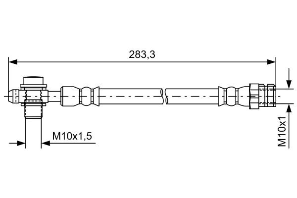 Brake Hose BOSCH 1987481736