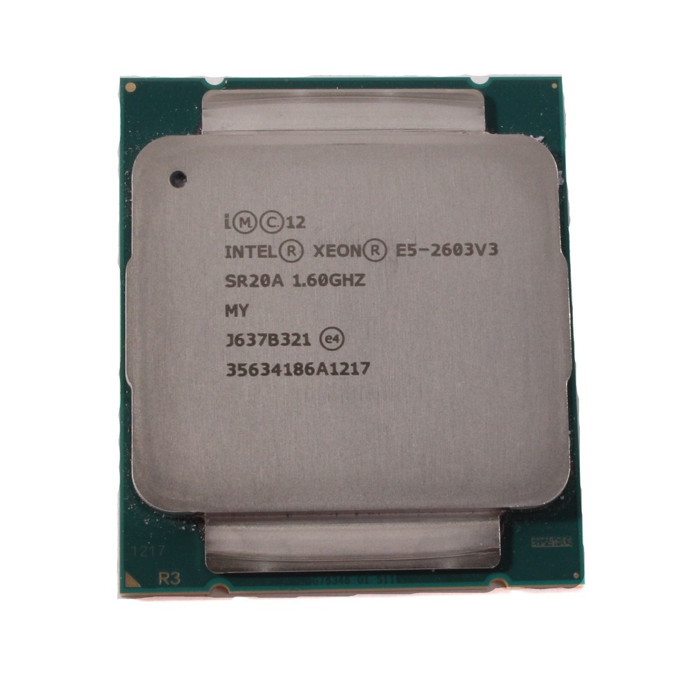 Intel Xeon CPU E5-2603 V3 1.60GHz 15 MB Cache 6 Core LGA2011-3 Processor SR20A