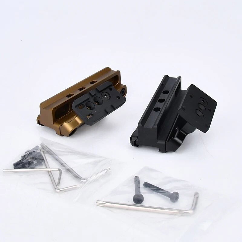 Tactical Offset Base Adapter Optic Base Mount For ACOG VCOG For T2 T1 /RMR