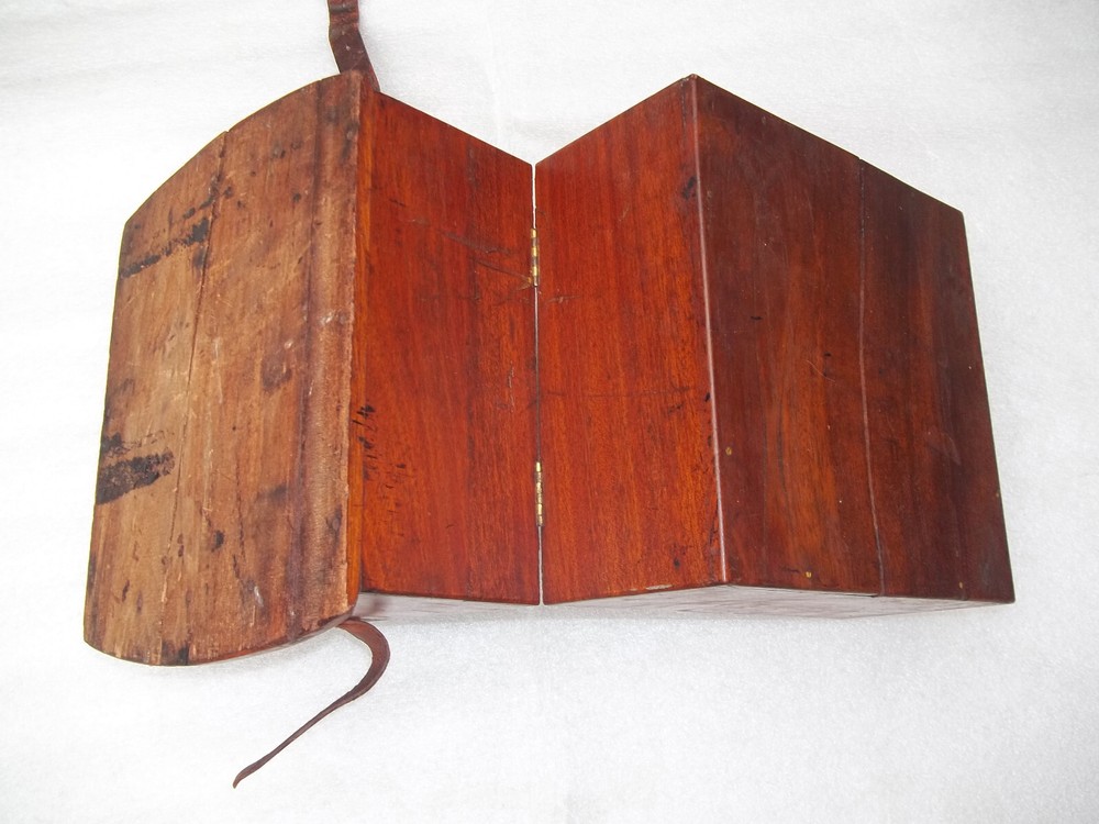 Antique Marine Chronometer Guard Case - Split Lid
