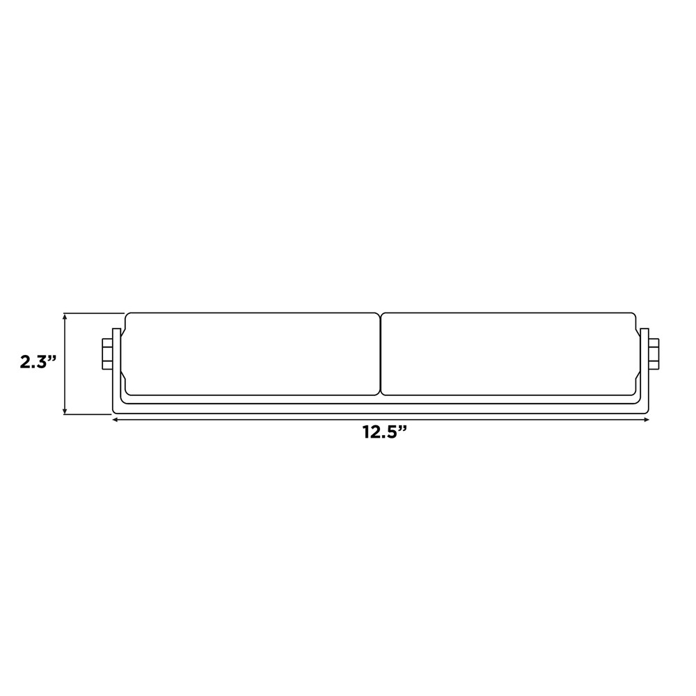 ALEKO Side Roller For Sliding Rolling Gate Guide Roller With Bracket 12 Inch
