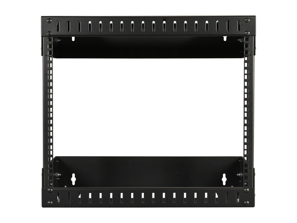 StarTech.com RK812WALLOA 8U Open Frame Wall Mount Equipment Rack - Adjustable De