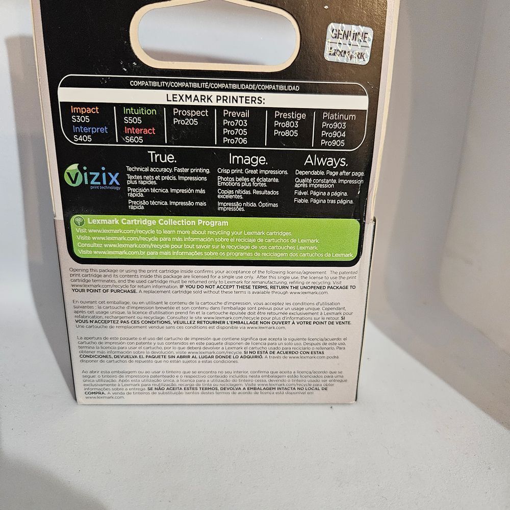 Genuine Lexmark INK