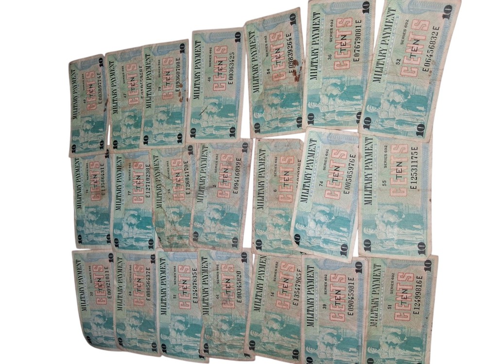 21 Count 10 Cent Military Payment