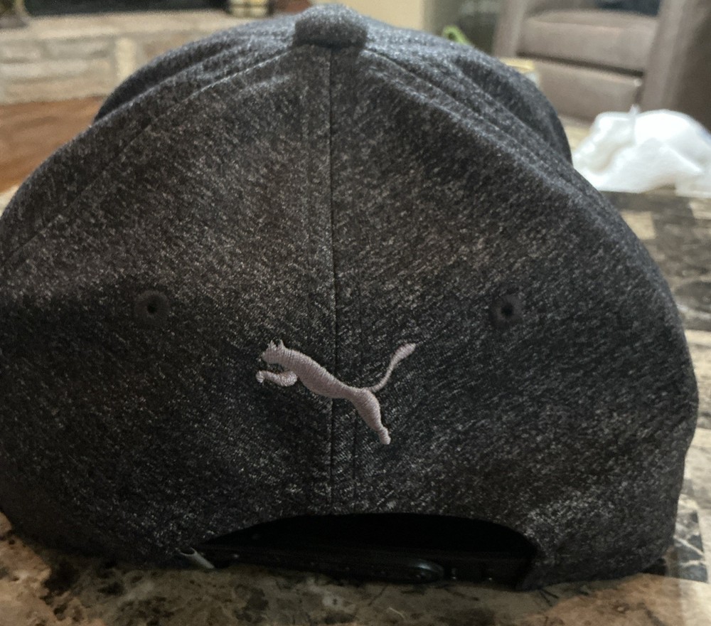 Puma Gray SnapBack 110 Style Hat New without Tag