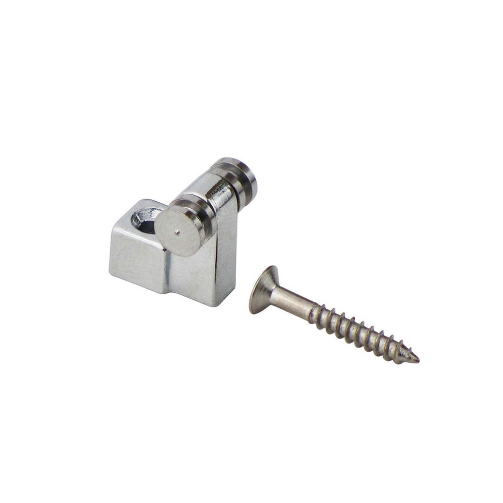 2PC Chrome Electric Guitar Roller String Trees String Guides Retainers & Screws