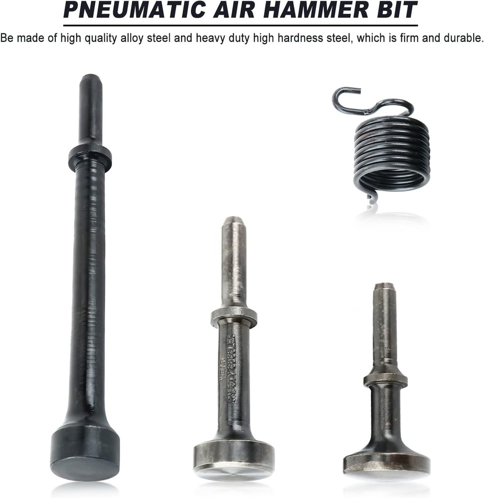 4Pcs Pneumatic Air Hammer Bits Set, Smoothing Pneumatic Air Chisel Drill Bits