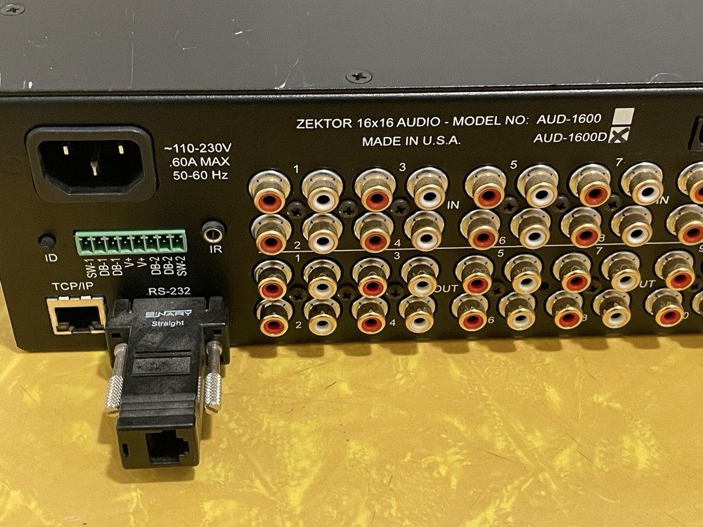 Zektor PROAUDIO16 DSP AUDIO MATRIX AUD-1600D