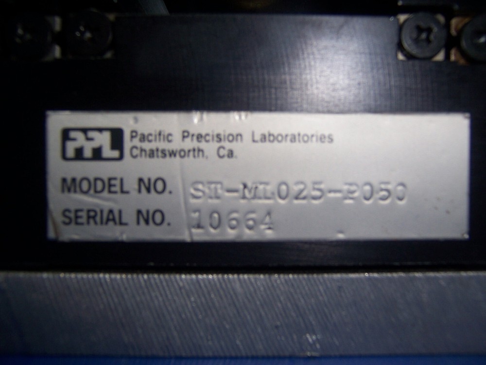 13991 Pacific Precision Laboratories Slide w/ Compumotor