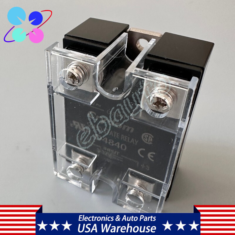 Single-phase Solid State Relay Output 480VAC 40A Input 3-32VDC For Crydom D4840