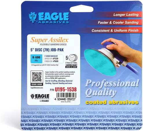 Eagle Abrasives 5" Assilex Discs - Sky 7/H