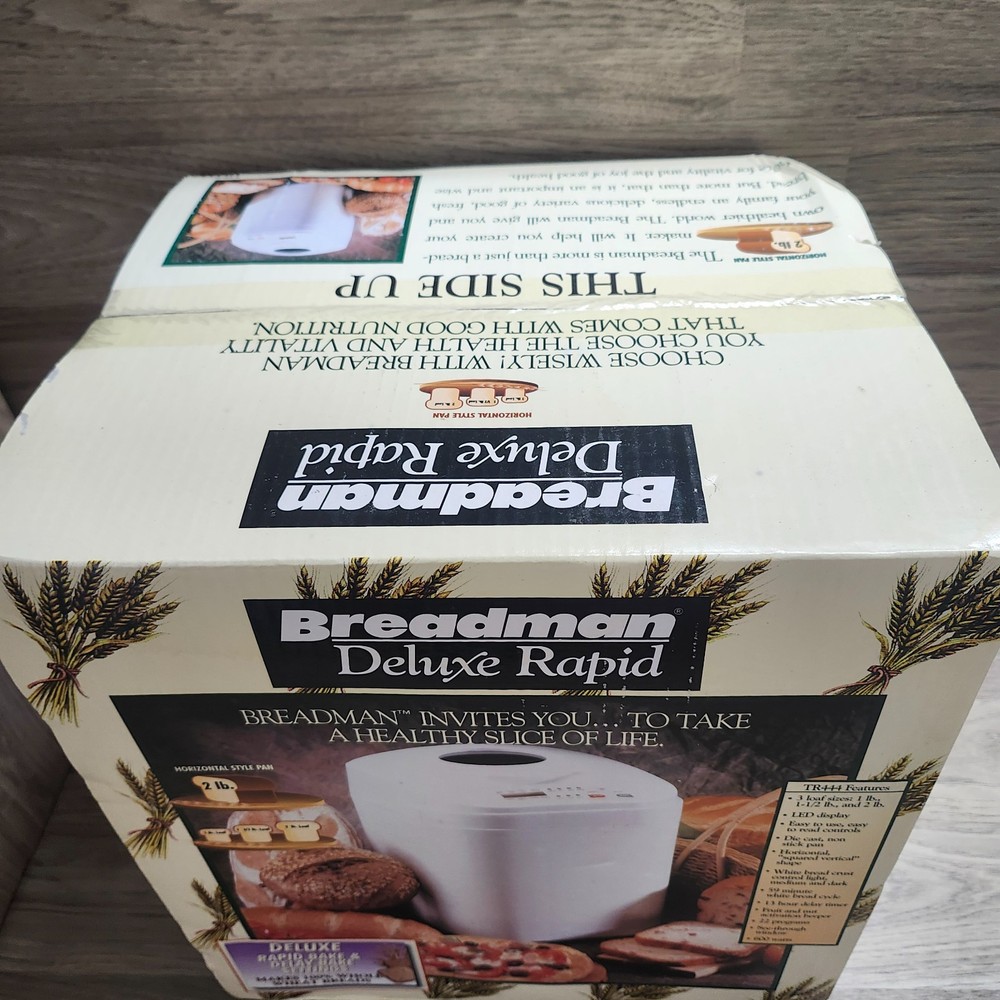 BREADMAN TR444 Deluxe Rapid Automatic Breadmaker Machine New