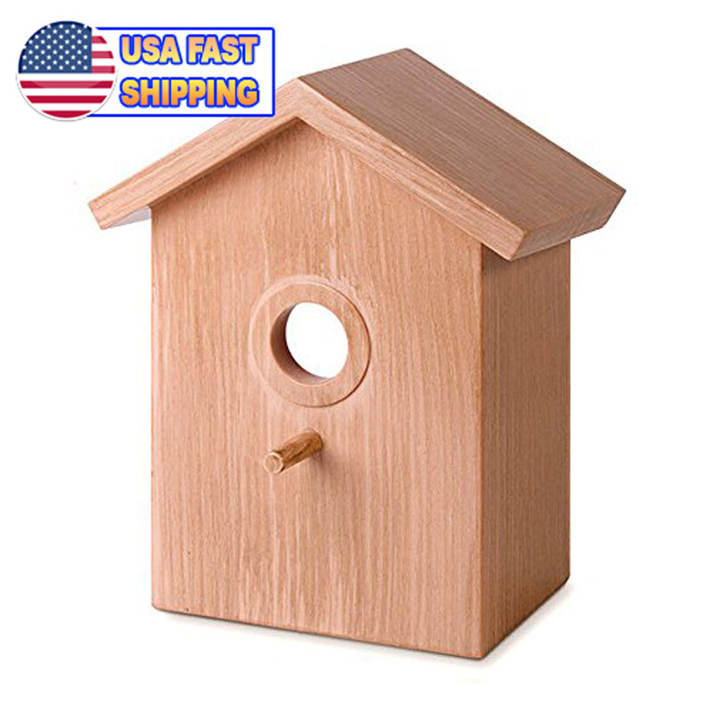 See Through Two way Mirrored Bird House Suction Cup Window Mounted Bird Nesting