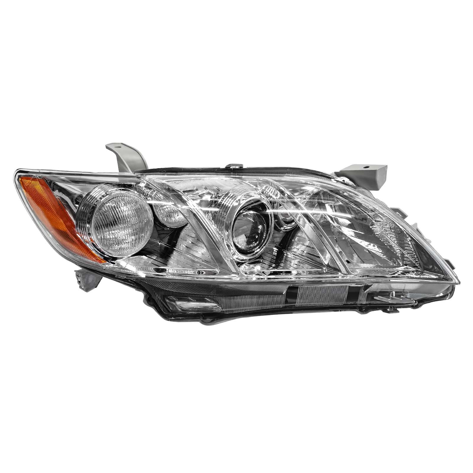 Right+Left Headlights For 2007 2008 2009 Toyota Camry Chrome Clear Projector
