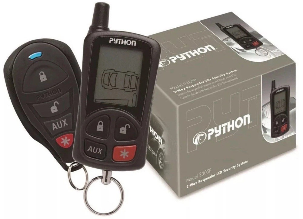 3305P Python 2 Way Paging LCD Alarm System with LCD Remote DEI