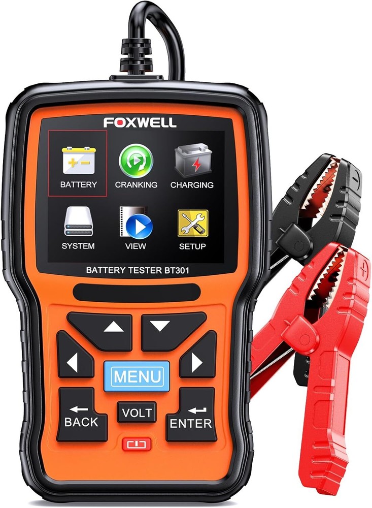 FOXWELL BT301 Auto Battery Tester Electrical System Diagnostic & Analysis Tool